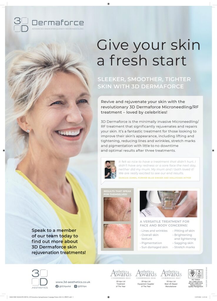 3D DERMAFORCE TREATMENTs SkinFit Face and Body Clinic Hampton London